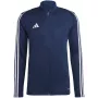 adidas Tiro 23 League treniruočių striukė su užtrauktuku tamsiai mėlyna HS3503 2XL