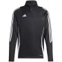 adidas Tiro 24 treniruočių viršus juodos spalvos megztinis IJ9963 XL