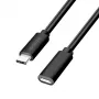 LogiLink CU0212 USB-C ilginamasis kabelis 3m 100W 10Gbps 4K60Hz juodas