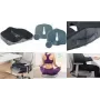 LogiLink ortopedinė uodegikaulio atrama iš memory foam, juoda