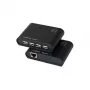 LogiLink USB 2.0 Cat.5 ilgintuvas su 4 prievadų šakotuvu, 50 m, juodas