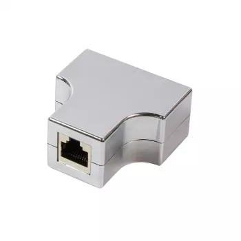 LogiLink T-Adapter tinklo skirstytuvas RJ45 Cat5e 100 Mbps juodas MP0037