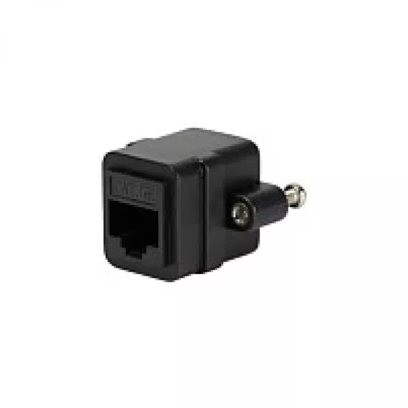 LOGILINK NP0098 RJ45 mova su tvirtinimo flanšu, 2x RJ45 lizdai, Cat.5e UTP, juoda