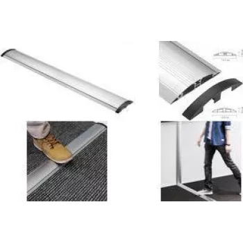 LogiLink grindų kabelių dangtis, aliuminis ir ABS, 1104 x 139 x 22 mm, pjaustomas pagal ilgį, sidabrinis