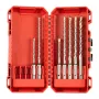 Milwaukee SDS Plus M2 plaktukinio grąžto rinkinys, 7 vnt. (5, 6, 8 x 110 mm; 6, 8, 10, 12 x 160 mm)