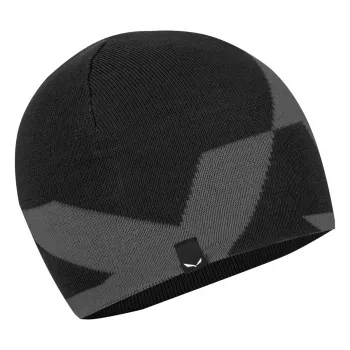 Salewa Pure Reversible Wool Beanie vilnonė kepurė, Black Out, unisex