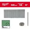 Milwaukee 16 Gauge 25 mm tiesios vinys su plačia galvute, skirtos M18 FN16GS (5000 vnt.)