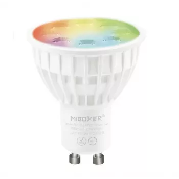 Miboxer FUT103 LED Retrofit GU10 4W RGB-WW protingas prožektorius 2.4G
