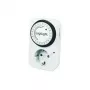 LogiLink mechaninis laikmatis ET0001, kasdienis programuojamas, 16A/3680W, 230V, F tipo Schuko, baltas