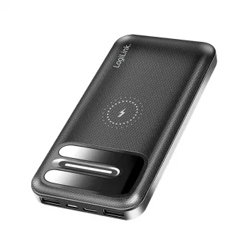 LogiLink PA0305 Mobilusis power bank 8000 mAh su belaidžiu įkrovimu, juodas