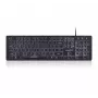 Perixx PERIBOARD-317 laidinė apšviesta klaviatūra, juoda, 105 klavišų QWERTY, baltas LED, USB