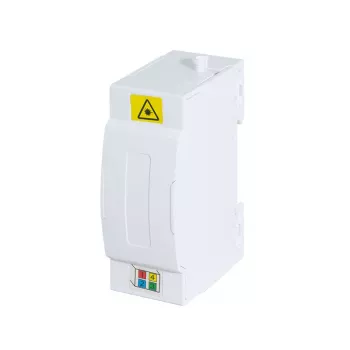 LogiLink FTTH pabaigos dėžutė DIN bėgeliui, 4 prievadai, balta