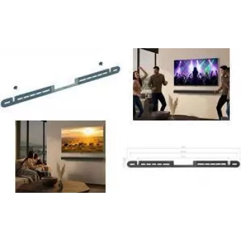 LogiLink garsiakalbio sieninis laikiklis, skirtas Sonos Arc ir Sonos Arc Ultra, juodas