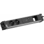 Bachmann STEP ALU 2x Schuko 1x USB-C 100W 1x Custom Module maitinimo paskirstymo blokas