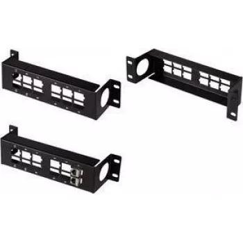 LogiLink 10 colių Keystone skydelis, 12 prievadų, juodas RAL 9005, 1.5U, plieninis, neekranuotas