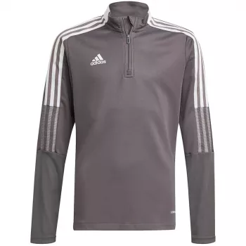 adidas Tiro 21 treniruočių viršus jaunimui, pilkas keturių spalvų, GM7321, 116 cm