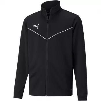 PUMA teamRISE treniruočių poliesterio švarkas jaunimui juodas 657393 03 164cm
