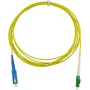 BlueOptics Simplex šviesolaidinis jungiamasis laidas LC/APC į SC/UPC vienmodis OS2 7m LSZH geltonas
