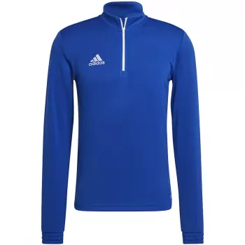 adidas Entrada 22 treniruočių viršus vyrams, siauro kirpimo megztinis, Team Royal Blue/Balta, S dydis