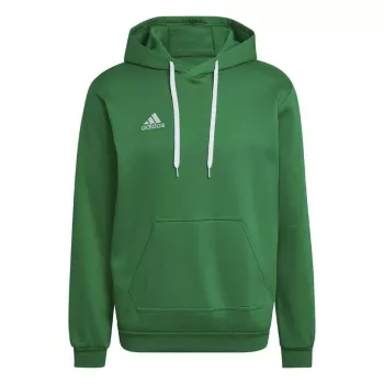 adidas Entrada 22 vyriškas sportinis megztinis su gobtuvu, žalias, L