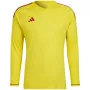 adidas Tiro 23 Competition ilgomis rankovėmis vartininko marškinėliai vyrams Solar Yellow HK7696
