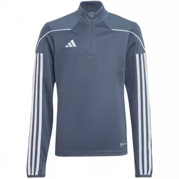 adidas Tiro 23 League treniruočių viršutinė dalis pilka balta jaunimui 152cm HS3491