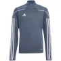 adidas Tiro 23 League treniruočių viršutinė dalis pilka balta jaunimui 152cm HS3491