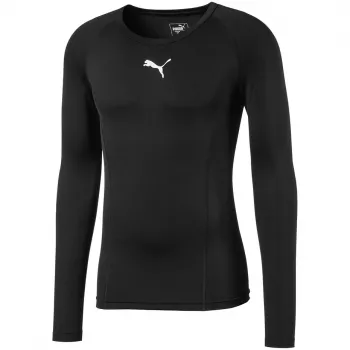 Puma Liga Baselayer Tee LS vyriški ilgomis rankovėmis kompresiniai marškinėliai juodi 655920 03 S