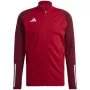 adidas Tiro 23 Competition vyriškas treniruočių megztinis, raudonas HE5650