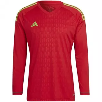 adidas Tiro 23 Competition ilgomis rankovėmis vyrų vartininko marškinėliai raudoni
