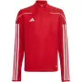 adidas Tiro 23 League vaikų treniruočių viršutinė dalis raudona HS3489 140cm