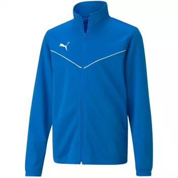 PUMA teamRISE treniruočių poliesterio švarkas jaunimui Peacoat/Puma White 176cm