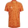 ADIDAS vyriški Condivo 22 vartininko marškinėliai trumpomis rankovėmis Solar Orange HB1621