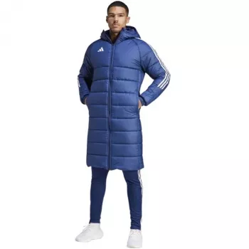 adidas vyriška Tiro 24 ilga paminkštinta striukė Team Navy Blue 2 / balta, dydis M