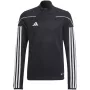 adidas Tiro 23 League treniruočių viršus vaikams, megztinis, juodas/baltas, dydis 152 cm