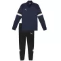 PUMA vyriška Team Rise treniruočių striukė su pilnu užtrauktuku, tamsiai mėlyna/juoda, L dydis