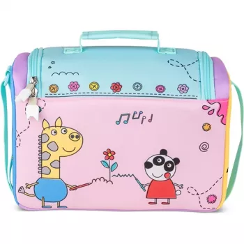 Tonies HörSpiel Transporter – Peppa Pig nešiojimo dėklas, skirtas Toniebox ir Tonies figūrėlėms, rožinė