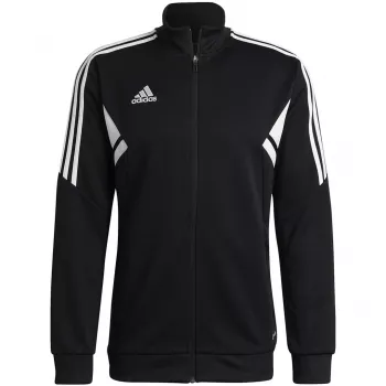 adidas Condivo 22 vyriška treniruočių striukė, juoda, siauro kirpimo, su užtrauktuku, AEROREADY Primegreen perdirbtas poliesteris HA6252