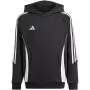 adidas Tiro 24 gobtuvinis megztinis juodas IJ5611 140cm