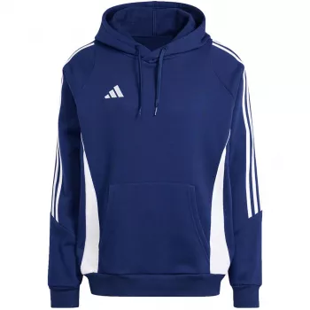 adidas Tiro 24 prakaituotas gobtuvas mėlynas IR7546 vyriškas futbolo treniruočių gobtuvas