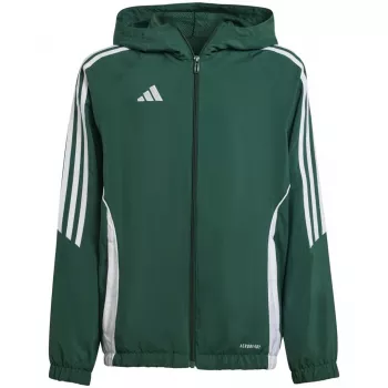 adidas Tiro 24 vaikų treniruočių striukė žalia 128cm