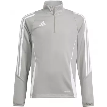 adidas Tiro 24 treniruočių viršutinė dalis vaikams, megztinis, pilka 140cm