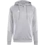 adidas Tiro 24 treniruočių gobtuvas su gobtuvu, vidutinio pilko atspalvio Heather IR7551