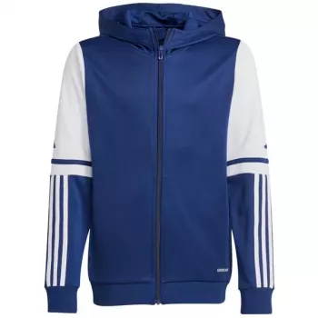 adidas Squadra 25 vaikiškas gobtuvas tamsiai mėlynas/baltas 164cm