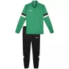 PUMA vyriškas Team Rise treniruočių kostiumas, pipirų žalia ir Puma juoda, S dydis