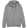PUMA Team Goal Casuals gobtuvinis megztinis, vidutinio pilkumo melanžas, vyrų S dydis