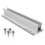 K2 Systems Home K2 2004596 MiniRail 60 rinkinys - 600 mm aliuminio saulės modulių tvirtinimo bėgelis skardos profiliuotam stogui