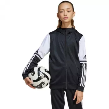 adidas Squadra 25 vaikiškas gobtuvas juodas/baltas 152 cm