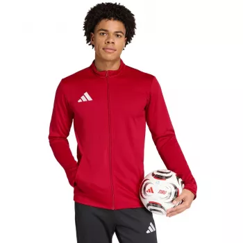 adidas Entrada 26 Track Jacket vyriška raudona pilno užtrauktuko AEROREADY perdirbtas poliesteris S dydis