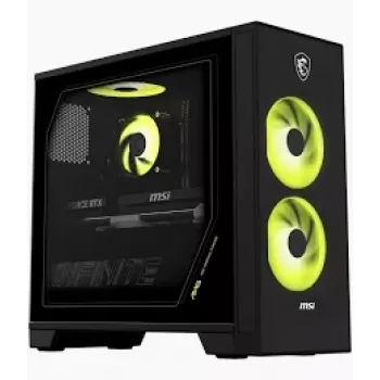 MSI Infinite S AI 2NVM5-006AT stalinis kompiuteris, Intel Core Ultra 5 225F, 16GB DDR5, 1TB SSD, GeForce RTX 5060 Ti, Windows 11 Home, juodos spalvos